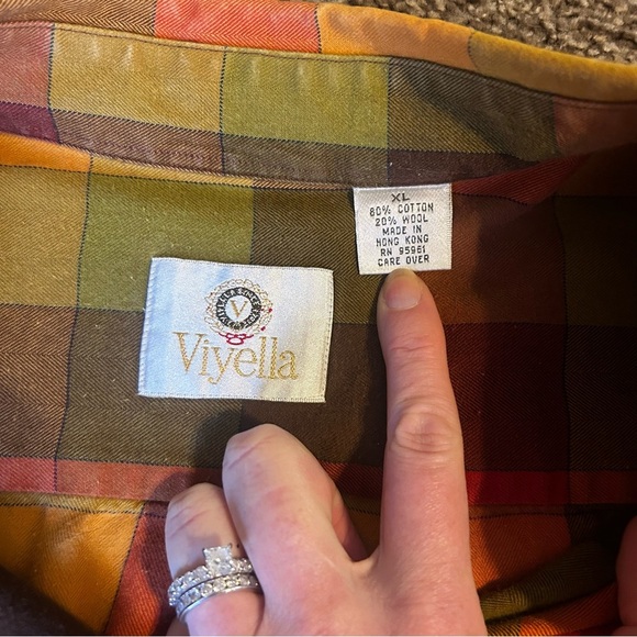 Viyella Multicolor Plaid Shirt - Picture 3 of 6